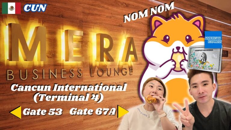 Exploring the VIP Lounge by Mera at Cancun International Airport Terminal 4 NAC and INT